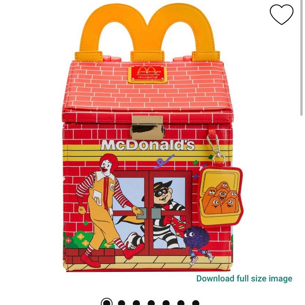 loungefly McDonalds backpack